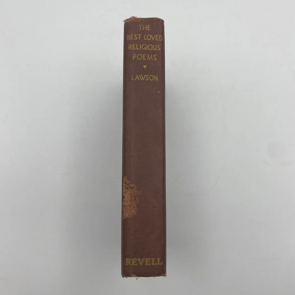 Best Loved Religious Poems‎ James Gilchrist Lawson 1933 Fleming H Revell Brown